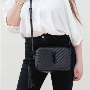 YSL Lou Camera Bag in Quilted Leather